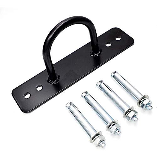 Stainless Steel Battle Rope Anchor Kit Heavy Duty Multipurpose Floor Wall Mount Suspension Point for Fitness Training Cross fit Gym Exercise