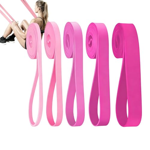 Fitness Resistance Band Set – Assisted Pull Up Support Bands, Multi Level Elastic Training Straps | Mobility Stretching Equipment for Strength Building Gym Home Rehabilitation Workouts