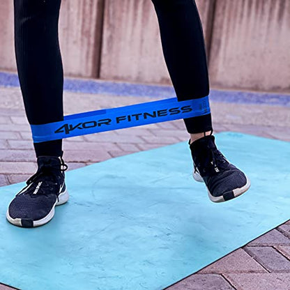 Resistance Loop Band Set, Perfect for Crossfit, Yoga, Physical Therapy, and Booty Building - color: 6 Piece Miniband Set (2" x 12")