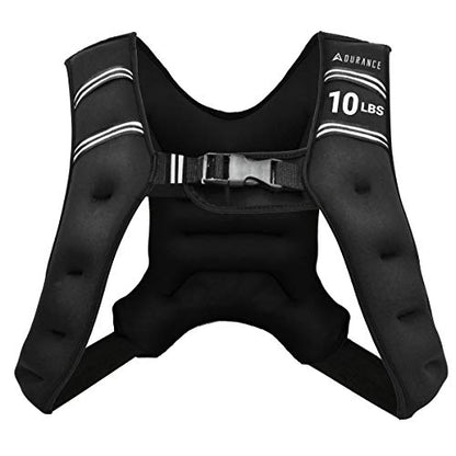 Adurance Weighted Vest Workout Equipment, 6lbs 10lbs 14lbs 18lbs Body Weight Vest for Men, Women, Kids