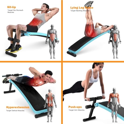 Sit up Bench Adjustable - color: Blue