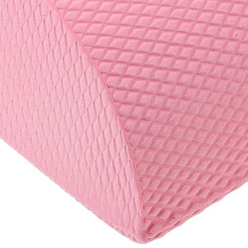 Half Circle Foam Roller for Yoga and Pilates Muscle Massage, 30x6.3cm Cherry Blossom Pink, Core Stability Balance Training Roller for Fitness and Back Relief at Home