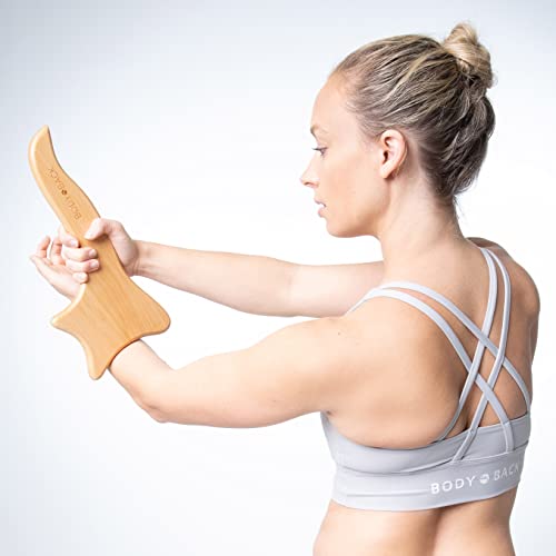 Body Back Wooden Gua Sha Massage Tool - Wood Therapy Lymphatic Drainage Tool - Gua Sha Cellulite Massager for Body Sculpting and Shaping - size: Gua Sha