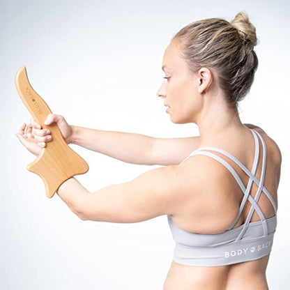 Body Back Wooden Gua Sha Massage Tool - Wood Therapy Lymphatic Drainage Tool - Gua Sha Cellulite Massager for Body Sculpting and Shaping - size: Gua Sha