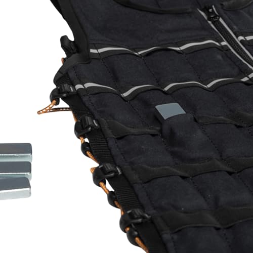 Hyperwear HyperVest ELITE Adjustable Weighted Vest for Women and Men — Thin Steel Weights, Stretch CORDURA Fabric — Weight Vest for Walking, Running, Strength Training