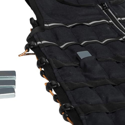 Hyperwear HyperVest ELITE Adjustable Weighted Vest for Women and Men — Thin Steel Weights, Stretch CORDURA Fabric — Weight Vest for Walking, Running, Strength Training