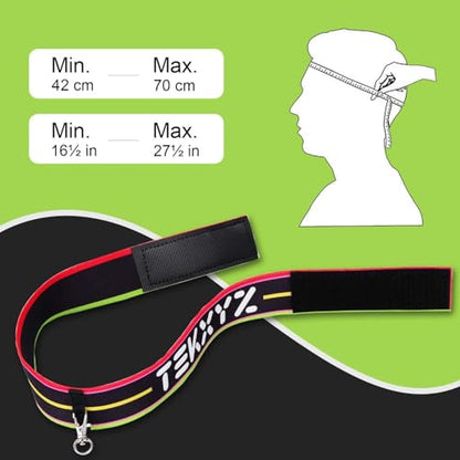 TEKXYZ® Reflex Ball with Counter App & Online Community, 2 Difficulty Levels Boxing Ball with Headband, Perfect for Reaction, Agility, Punching Speed, Fight Skill & Hand Eye Coordination Training