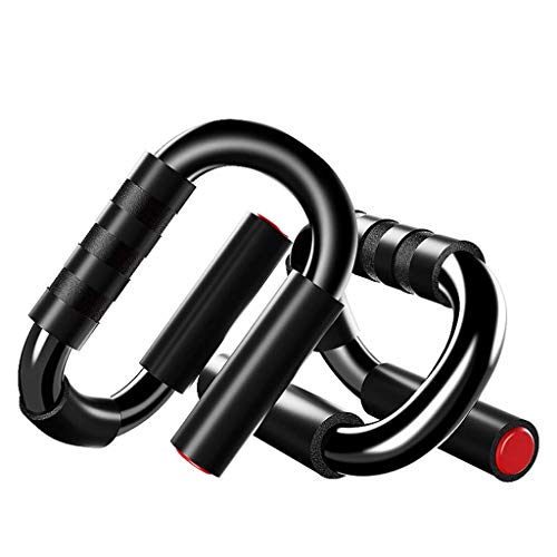 Push Up Bars - Strong Chrome Steel Pushup Stands with Comfortable Foam Grip and Non-Slip in Choice, Sturdy and Less Wrist Strain