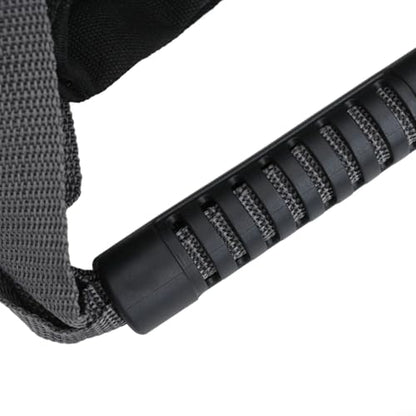 Adjustable Canvas Kettlebell Sandbag with Handle for Home Gym Strength Training, Portable Empty Weight Bag for Yoga Pilates Resistance Workout, Black