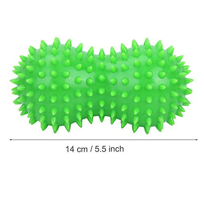 Massage Ball for Deep Tissue Massage, Myofascial Release, Foot Massage for Home, Outdoors (Green) - color: Green