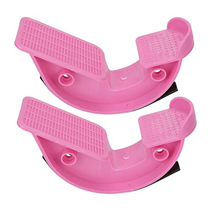 2 Pcs Calf Stretching Board Incline Board Calf Stretcher Ankle Foot Incline for Foot Stretch Training Knee Rescuer Yoga - color: Pink