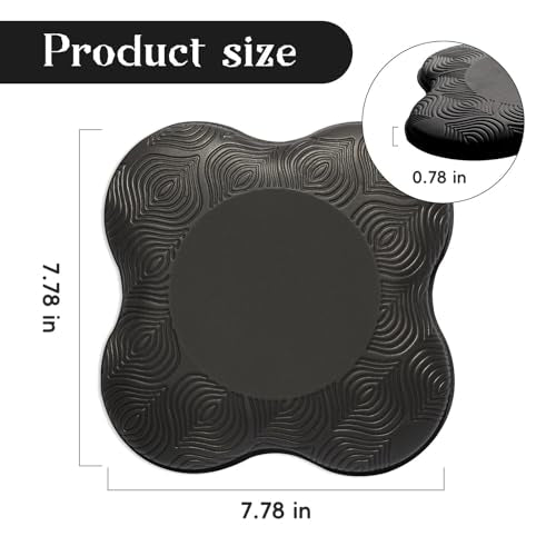 2 Packs Yoga Knee & Elbow Cushions - Extra Thick Foam for Knees, Elbows, Wrists, Hands & Head - Pilates & Kneeling Pads - Support Foam Pads for Women & Men