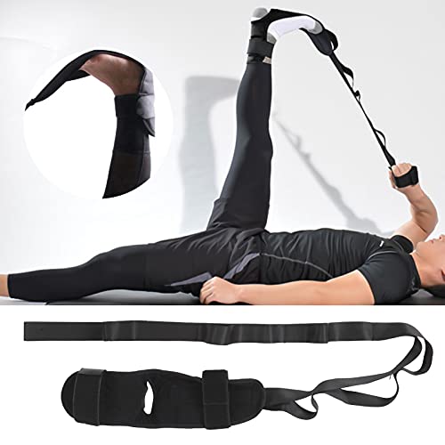 Leg Stretch Belt, Oxford Fabric Yoga Strap with Multi Loops and Hook Loop Closure, for Physical Therapy, Ballet Dance and Flexibility Training,
