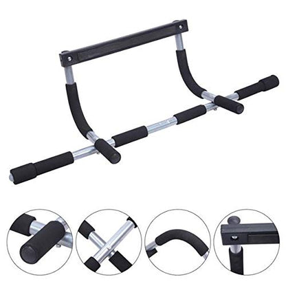 Fitness Door Pull-Up Bar Multi-Gym Portable Gym Equipment Indoor Multi-Grip Strength for Doorway | Indoor Chin-Up Bar Fitness Trainer for Home Gym Portable