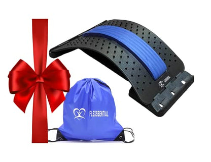 Back Stretcher Device for Back Pain Relief - Lumbar Support - Spine Deck - Massager for Back - Spine Stretcher Helps Lower Back Pain - Easy Back Therapy that relieves Chronic Pain
