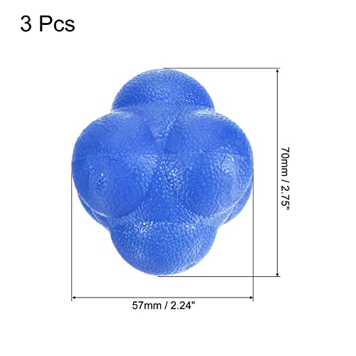 PATIKIL Bounce Reaction Balls Coordination Training Ball Agility Trainer TPR, for Speed Reflex