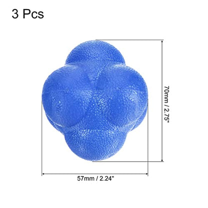 PATIKIL Bounce Reaction Balls Coordination Training Ball Agility Trainer TPR, for Speed Reflex