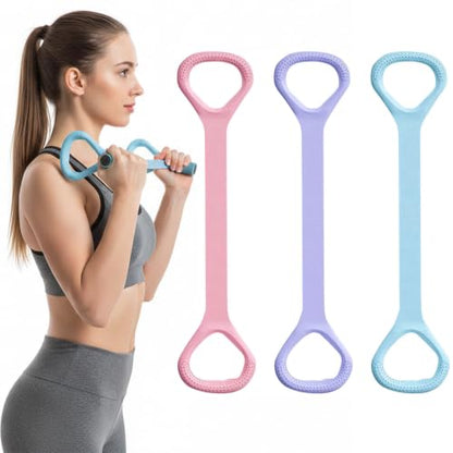 Figure 8 Exercise Bands for Women Men, 3 Pcs Resistance Bands