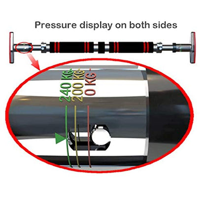 AGYH Door Frame Horizontal Bar, Indoor, No Screw Installation, Household Multi-Functional Fitness Equipment, Load 250kg, 75-180CM