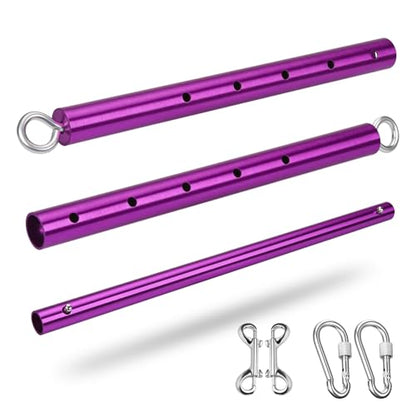 Spreader Bar Kit, Adjustable Workout Pilates Bar with Heavy Duty Exercise Stainless Steel Bar for Home Gyms Tools.