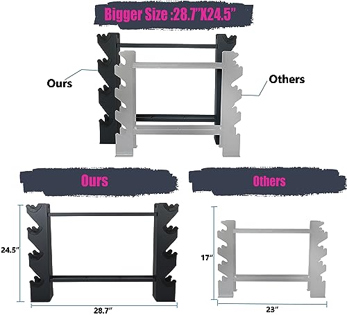 Dumbbell Rack Dumbbell Storage Rack Weight Organizer RacK Free weight dumbbell rack Home gym Organizer