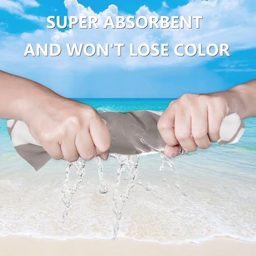 Lightweight Thin Microfiber Beach Towel,35" x 71" Sand Resistant, Quick Dry,for Beach,Swim Pool
