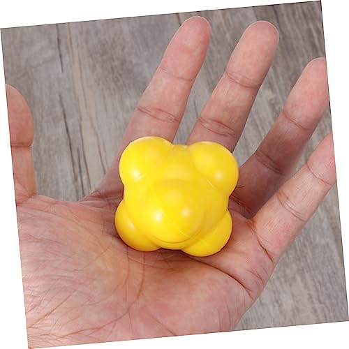 Happyyami Baseball Agility Reaction Ball Hexagonal Shaky Ball Toy for Hand-Eye Coordination Reflex Training