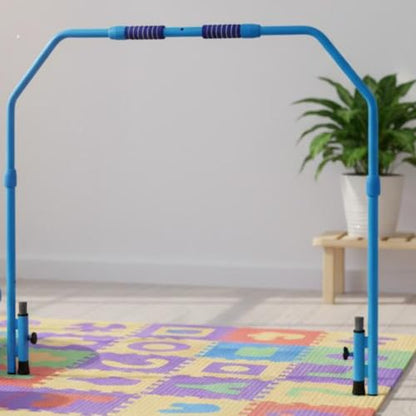 Trampoline Handrail Universal Fit Adjustable Trampoline Handle Cushioned Handle Rebounder Bar for Kids, Beginners, Home Gym