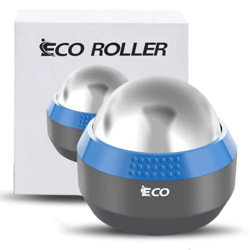 Cold Massage Roller Ball - Ice Roller Ball for Muscles Deep Tissue, Cold & Heat Therapy, Plantar Fasciitis Roller
