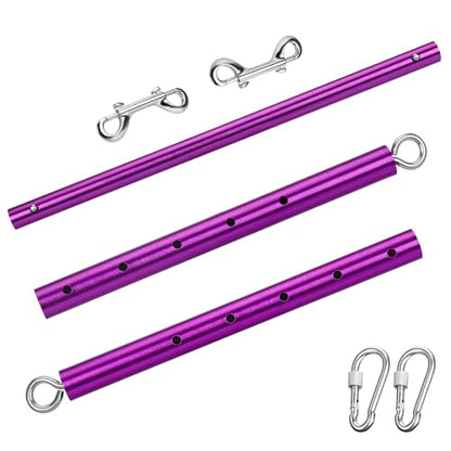 Spreader Bar Kit, Adjustable Workout Pilates Bar with Heavy Duty Exercise Stainless Steel Bar for Home Gyms Tools.