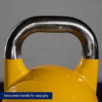 Titan Fitness Competition Kettlebell, Single Piece Casting, KG Markings, Full Body Workout - size: 18.0 Pounds