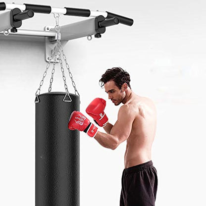 Wall Mounted Pull up Bar Multi-Grip Chin-up Station Home Gym Exercise Workout Equipment Strength Training Fitness Equipment Supports 600lbs (Size : Pull up bar B) - size: Pull up bar B