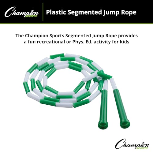 Champion Sports Plastic Segmented Jump Rope - color: Multi (6 Feet)
