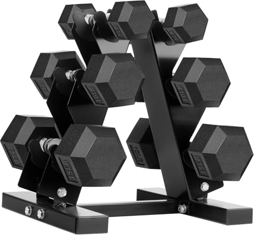 Hex Dumbbells Rubber Coated Cast Iron Hex Black Dumbbell Free Weights for Exercises - style: 2.5 Pounds / Pair