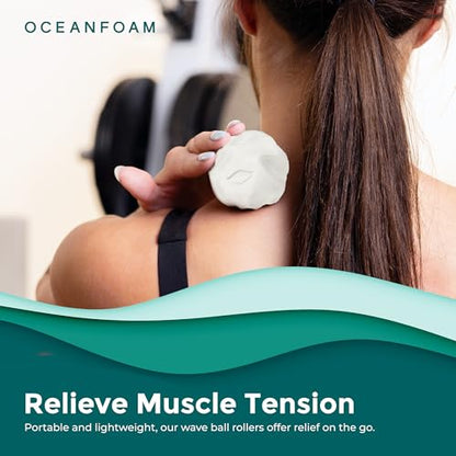 Travel & Quick Relief Foam Roller Kit – Compact Firm Foam Roller & Massage Ball for Muscle Rolling, Gym, Travel, Office & On-the-Go Use (Natural)