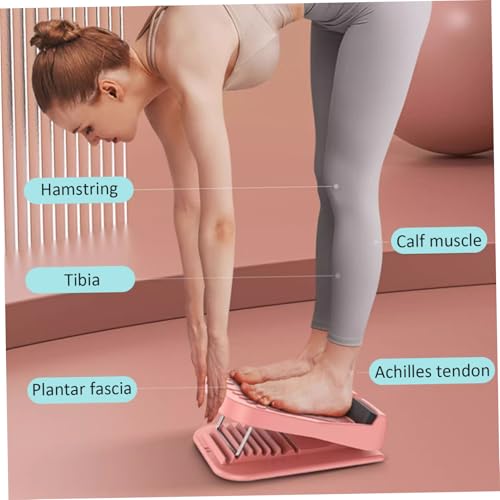 Calf Stretcher Slant Board 13-Level Adjustable Foldable Stretching Ramp with Magnets for Plantar Fasciitis Achilles Stretch, Ankle Balance Board