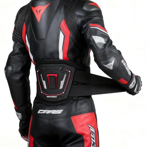 Motorcycle Riding Waist Brace with Adjustable Lumbar Support–Breathable Back Support Belt , Motocross, Daily Commute & Off-Road, Lower Back Pain Relief for Men Women Riders
