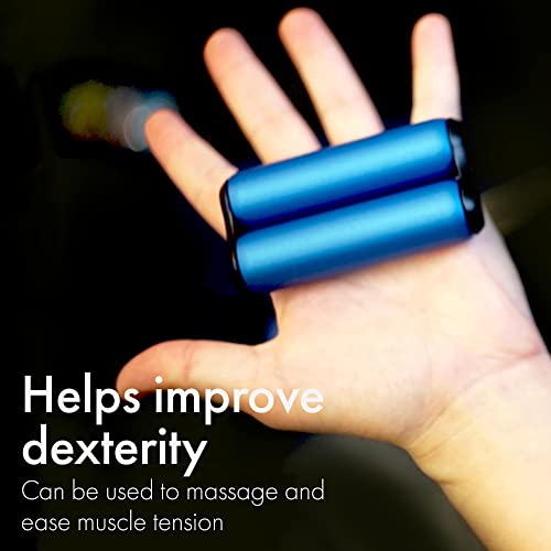 ONO Roller - Handheld Fidget Toy for Adults | Help Relieve Stress, Anxiety, Tension | Promotes Focus, Clarity | Compact, Portable Design (Sapphire, Full Size - Aluminum) - size: Full Size, style: Aluminum - Sapphire