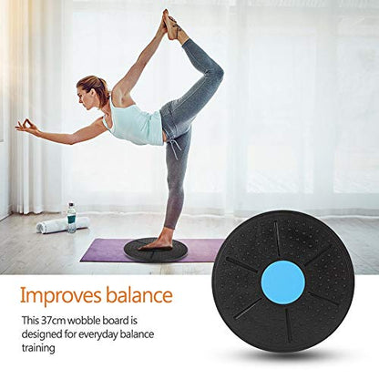 Exercise Balancing Board, 37cm Non Slip Balance Stability Board Platform Rehabilitation Fitness Accessories for Exercise Training Yoga