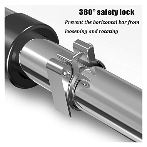Chin Up Bar Portable Door Pull-Up Bar, Safe Non-Slip Locking Wall-Mounted Horizontal Bar Children'S Ring, No Screws, 70-150Cm,105150Cm