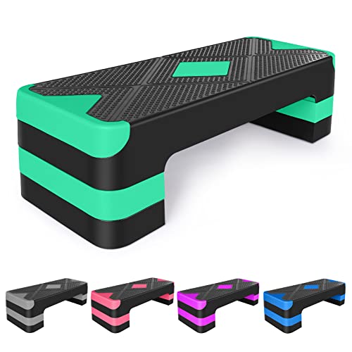 Adjustable Exercise Workout Aerobic Stepper Step Platform Trainer