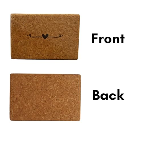 Best Cork Yoga Block (3x6x9) – Eco-Friendly High-Density Natural Cork Yoga Block for Stability, Alignment & Non-Slip Support Set of 2