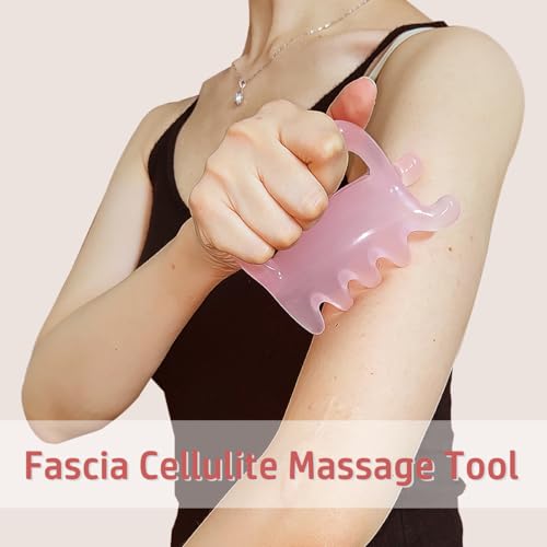 Large Fascia Massage Blaster Tool for Cellulite, Myofascial Release, Muscle Knots, Trigger Points, Cellulite Massager Tool for Body Tension Relief Promote Lymphatic Circulation Pink - color: Pink