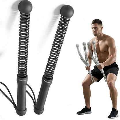 PROIRON Cordless Battle Rope Weighted Ropeless Battle Ropes for Home Gym Workout Exercise Rope for HIT Training Rope for Men & Women Black