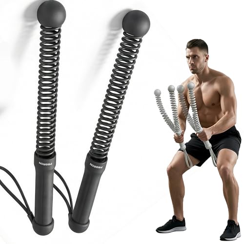 PROIRON Cordless Battle Rope Weighted Ropeless Battle Ropes for Home Gym Workout Exercise Rope for HIT Training Rope for Men & Women Black