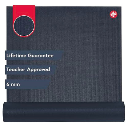 Manduka PRO Yoga Mat - 6mm | Lifetime Durability | Hygienic Construction | Premium Studio Quality | Teacher Approved