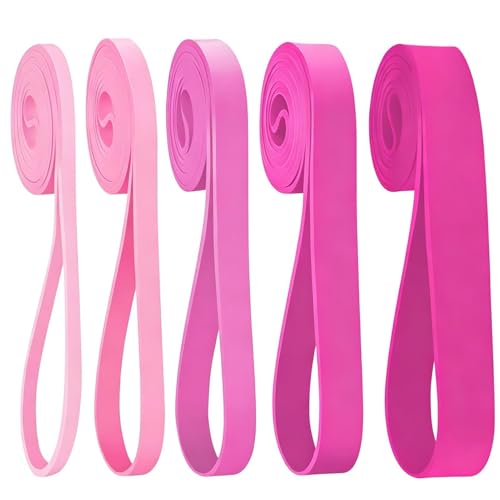 Fitness Resistance Band Set – Assisted Pull Up Support Bands, Multi Level Elastic Training Straps | Mobility Stretching Equipment for Strength Building Gym Home Rehabilitation Workouts