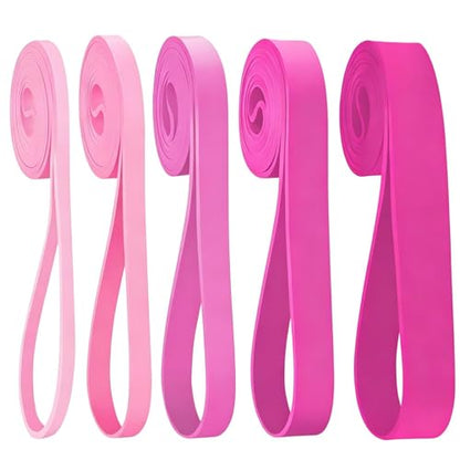 Fitness Resistance Band Set – Assisted Pull Up Support Bands, Multi Level Elastic Training Straps | Mobility Stretching Equipment for Strength Building Gym Home Rehabilitation Workouts