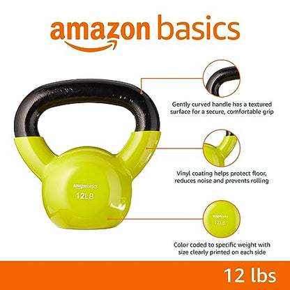 Amazon Basics Vinyl Kettlebell