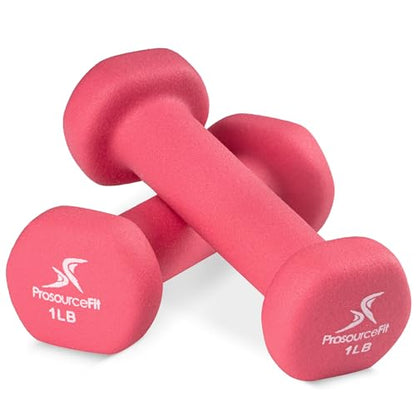 ProsourceFit Neoprene Dumbbell Coated for Non-Slip Grip - size: 1-Pound